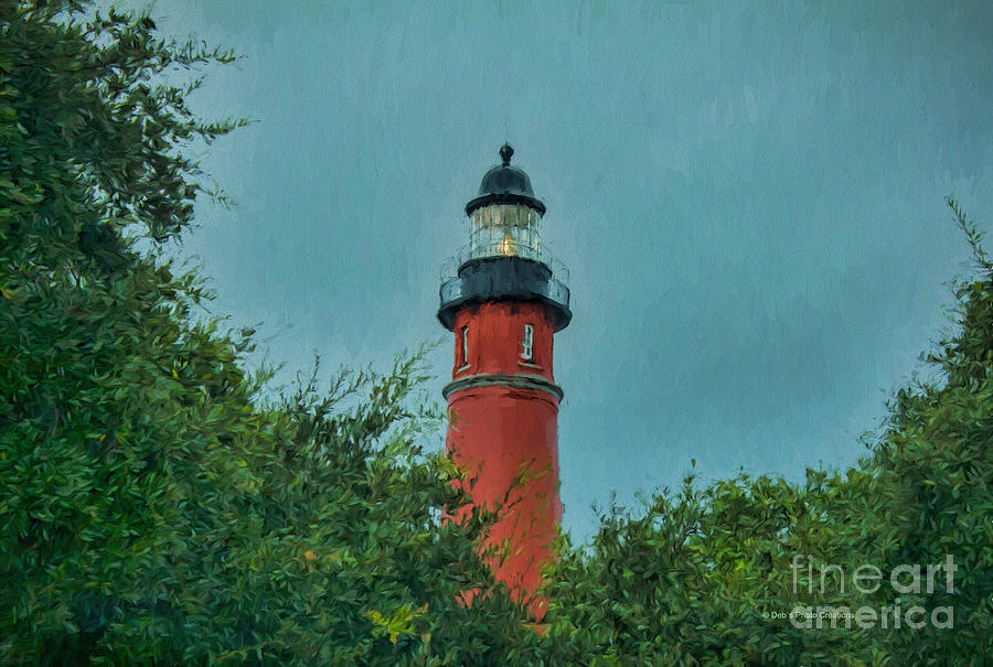Tree Painting - Lighthouse In Ponce by Deborah Benoit