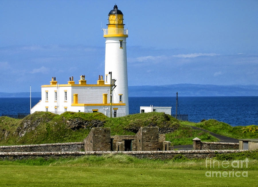 Lighthouse In Scotland Photograph by Timothy Hacker
