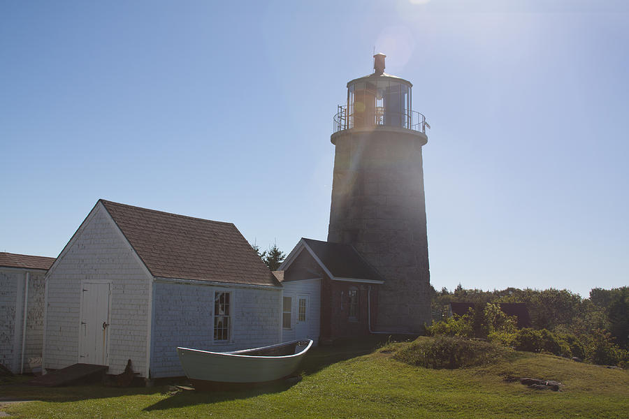 Lighthouse Photograph - Lighthouse in the Sun by Jean Macaluso
