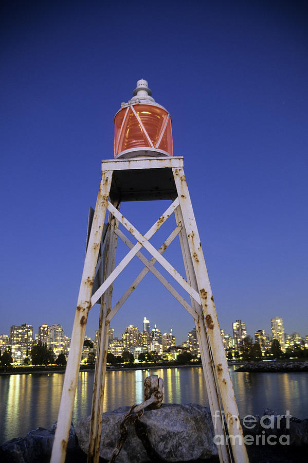 Architecture Photograph - Lighthouse in Vancouver  Canada by Ryan Fox