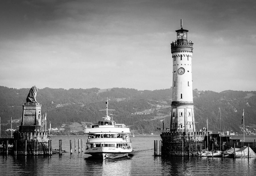 Lighthouse Lindau Lake Constance Germany Photograph by Matthias Hauser