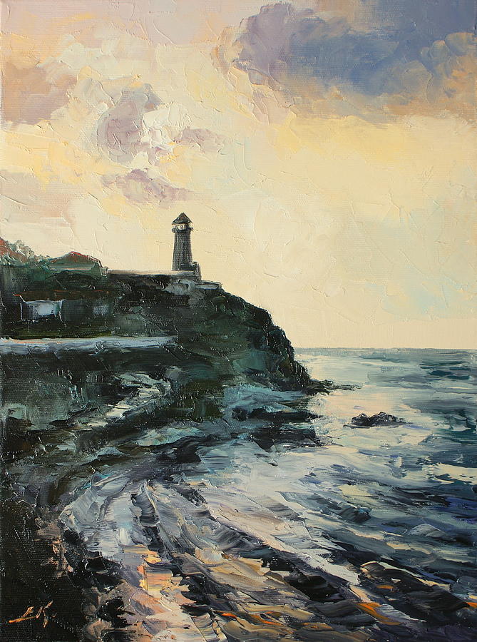 Lighthouse Painting by Luke Karcz