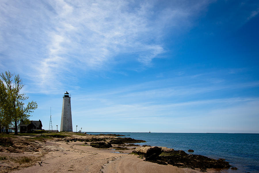 New Haven Photograph - Lighthouse New Haven CT 2 by Oscar Dean