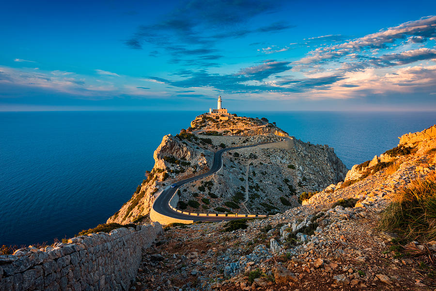 Lighthouse of Cap de Formentor Mallorca Spain around Sunset Photograph by © Allard Schager