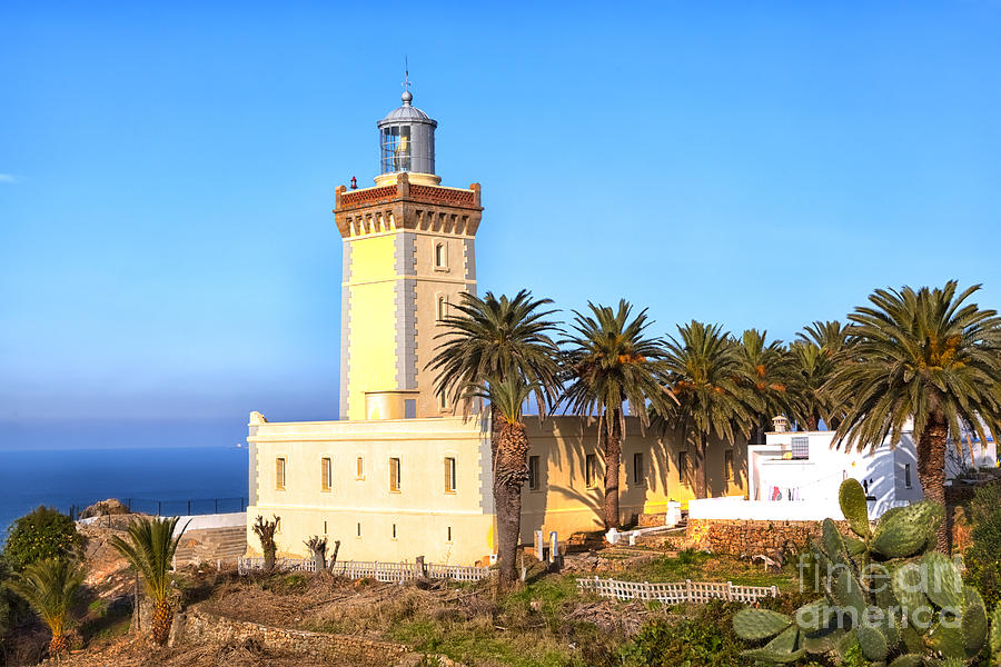 Lighthouse of Tangier in Morocco in West Africa Photograph by Gina Koch