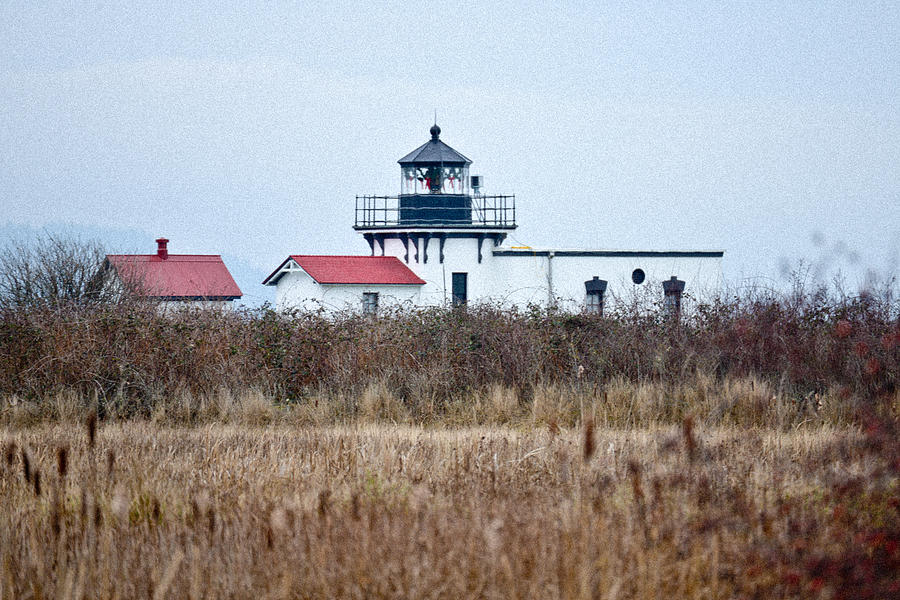 Lighthouse on a Winters Day Photograph by Ronda Broatch
