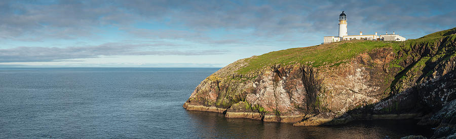 Lighthouse On Cliff Overlooking Blue Photograph by Fotovoyager Lighthouse On Cliff Overlooking Blue Photograph by Fotovoyager