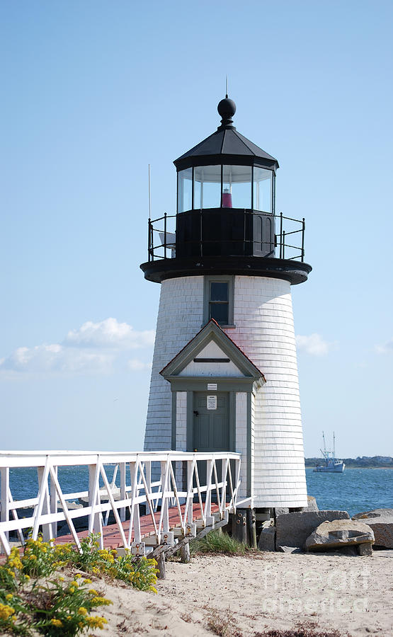 Lighthouse on Nantucket Photograph by Lori Tambakis