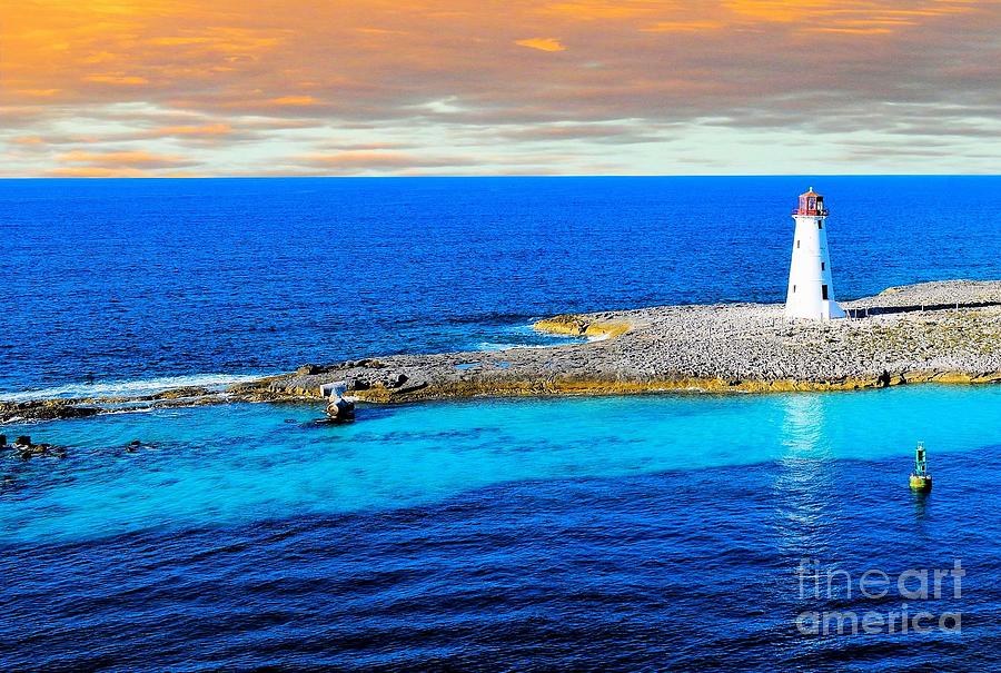 Lighthouse on Paradise Island Photograph by Janette Boyd