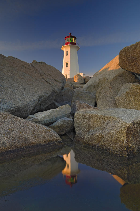 Lighthouse, Peggys Cove, Nova Scotia Photograph by Thomas Kitchin & Victoria Hurst