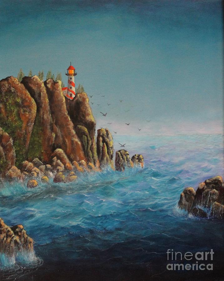 Lighthouse Point Painting by Bob Williams