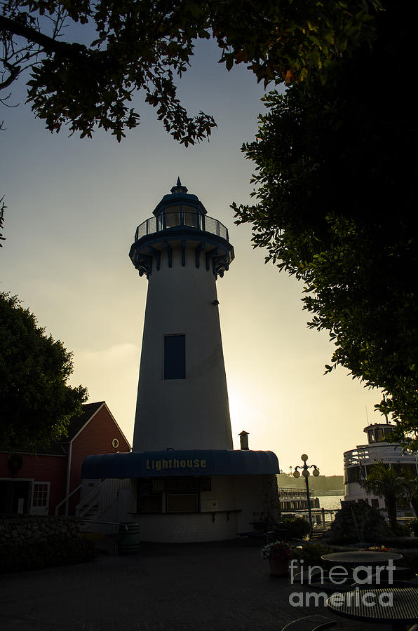 Lighthouse Silhouette Photograph by Deborah Smolinske