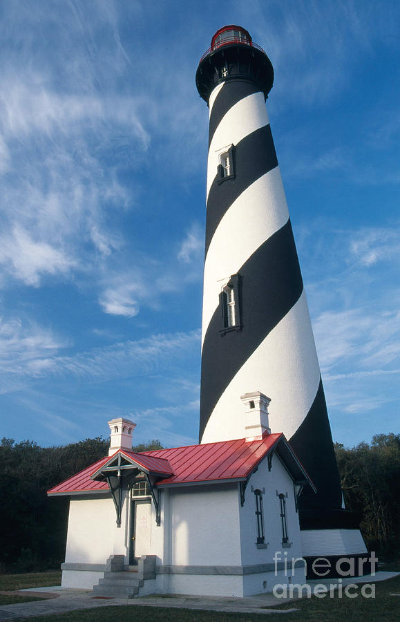 Lighthouse, St. Augustine Florida Photograph by Mark Newman