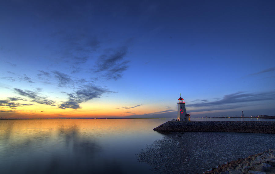 Lighthouse Sunset Photograph by Justin Rudicel - Fine Art America