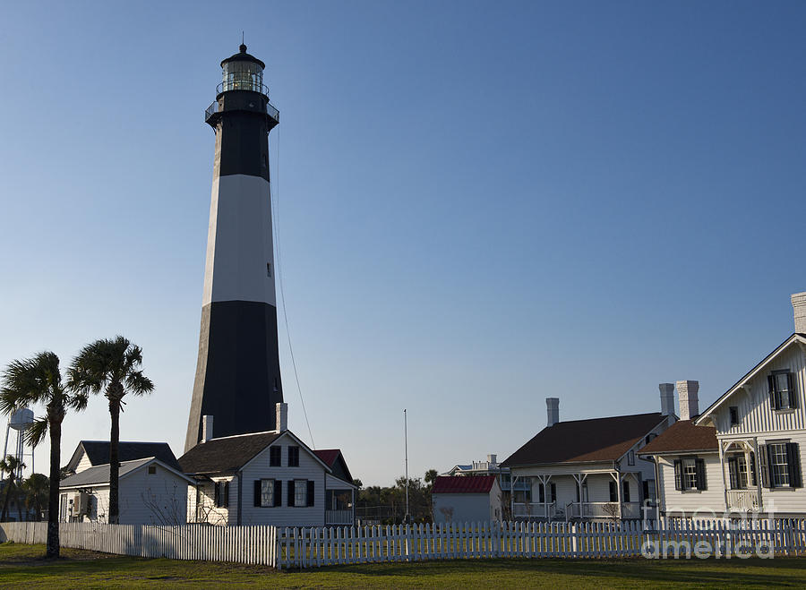 Lighthouse Tybee Photograph by David Arment