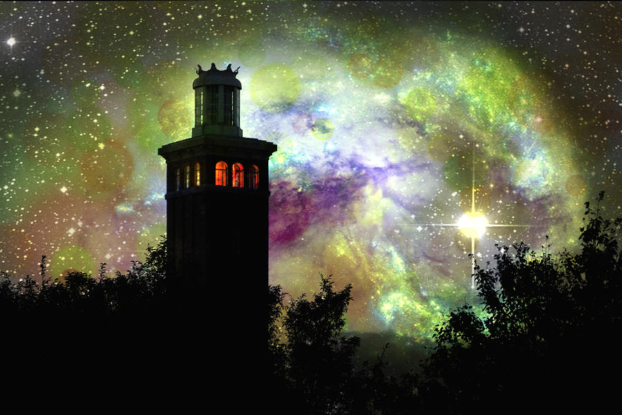 Lighthouse Under The Stars X Photograph by Aurelio Zucco