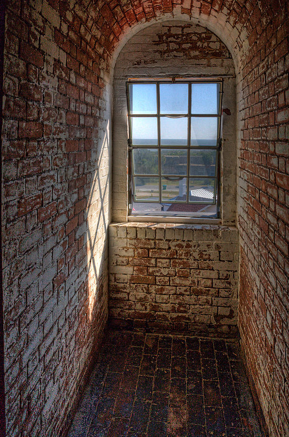 Architecture Photograph - Lighthouse Window by Peter Tellone