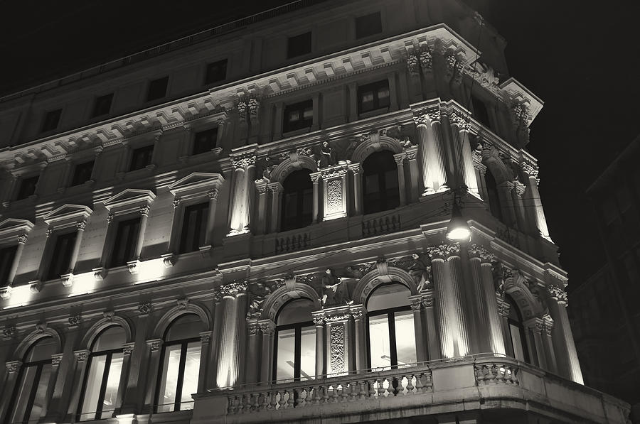 Lightime In Milan Photograph