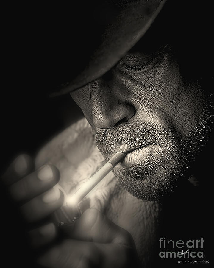 Lighting A Cigarette Photograph by Pedro L Gili