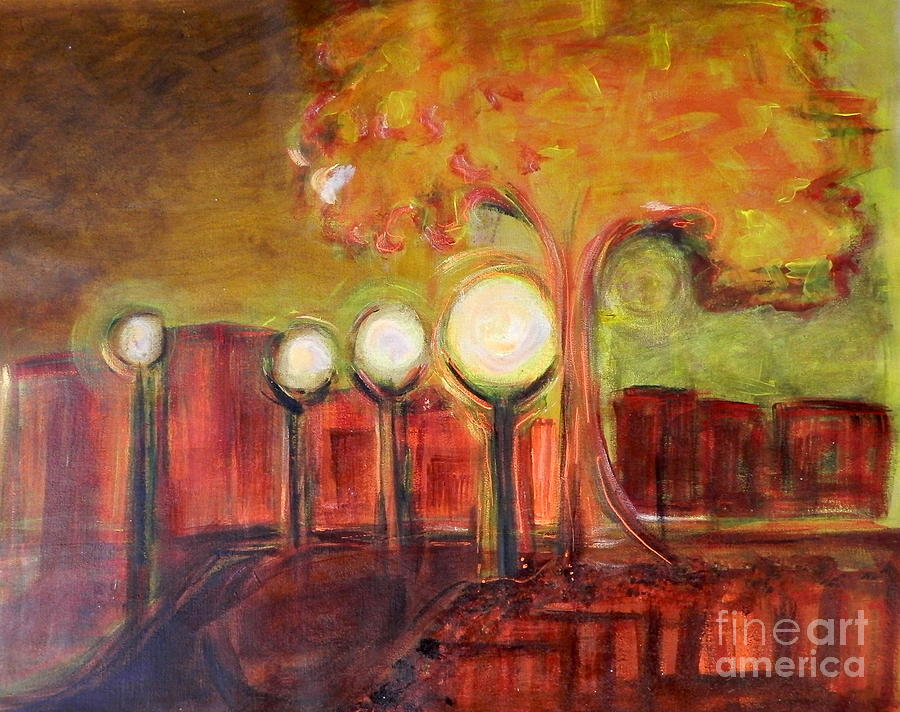Lighting the way Painting by Barbara Leigh Art