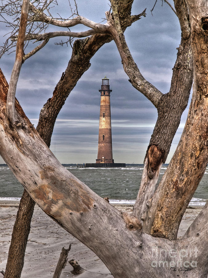 Lighthouse Photograph - Lighting The Way by Mike Covington