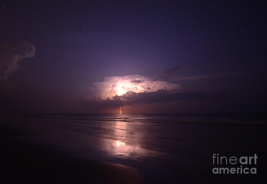 Strike on the Sea Photograph by Manda Renee - Fine Art America