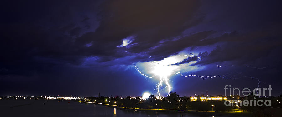 Lightning Blues Photograph by Mark Baker | Fine Art America