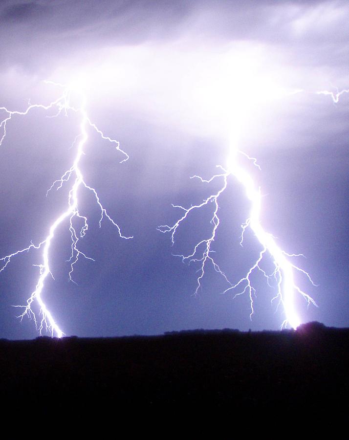 Lightning Bolt Photograph by James Peterson