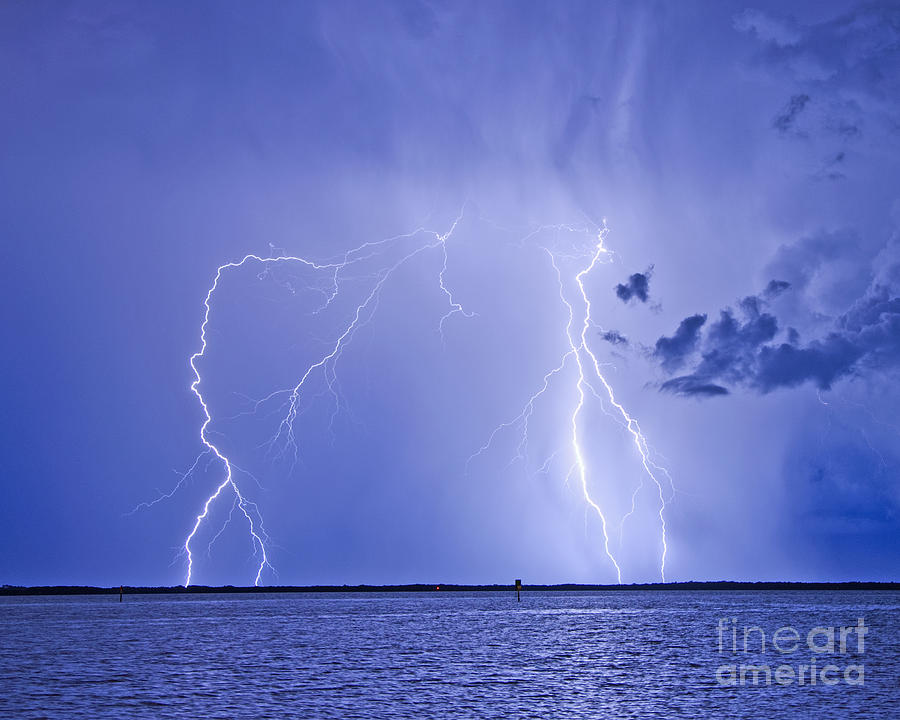 Lightning Dance Photograph by Stephen Whalen