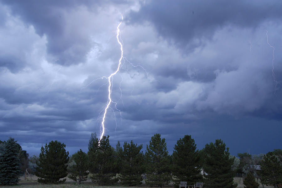 Lightning Flagstaff July 20 2013 Photograph by Brian Lockett