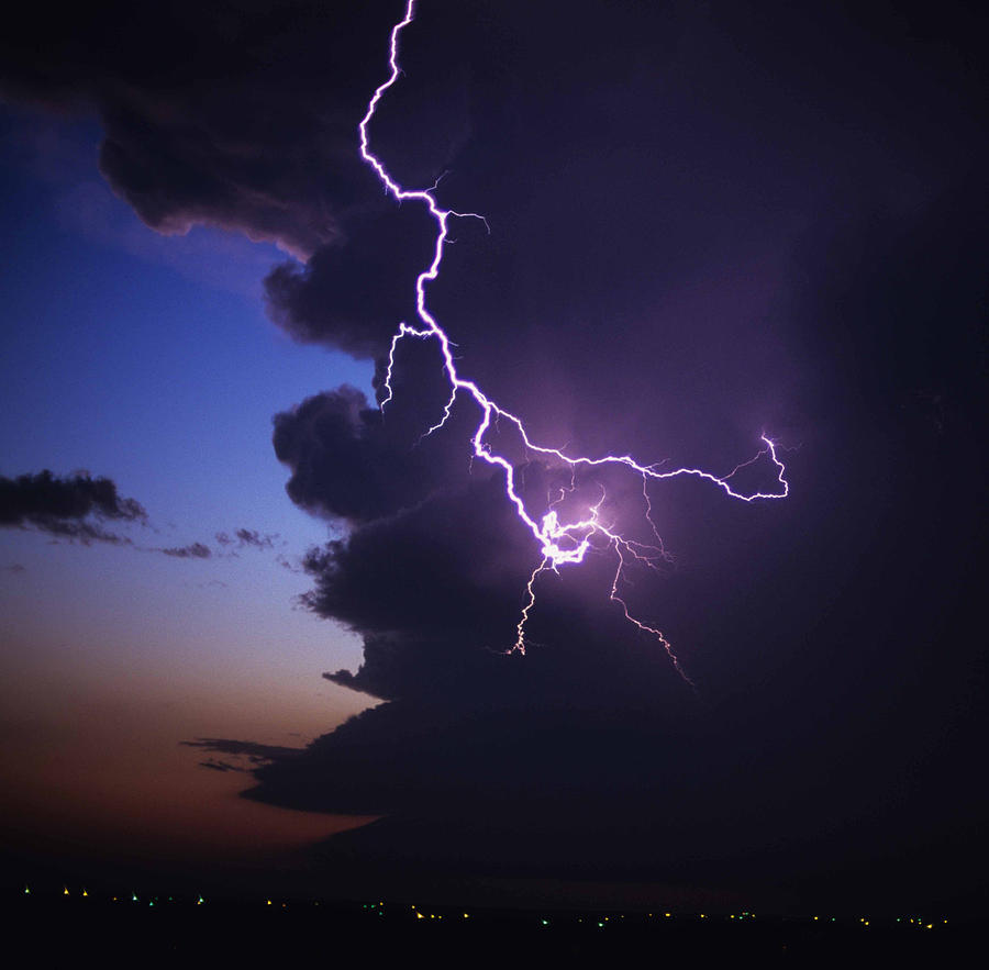 Lightning In Cumulonimbus Photograph by Howard Bluestein