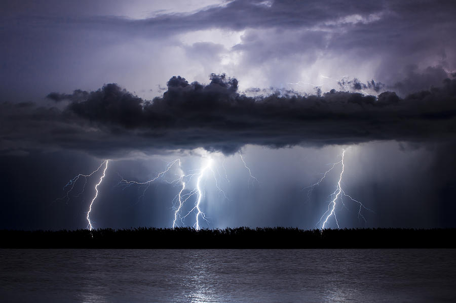 Nature Photograph - Lightning by Javier Fores