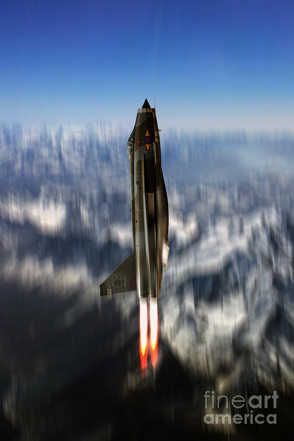 Lightning Missile Digital Art by Airpower Art