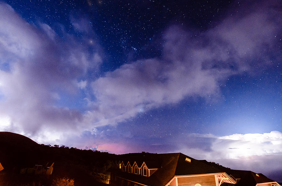 Lightning Over Mauna Kea 1 Photograph by Jason Chu