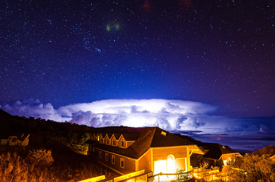 Lightning Over Mauna Kea 2 Photograph by Jason Chu