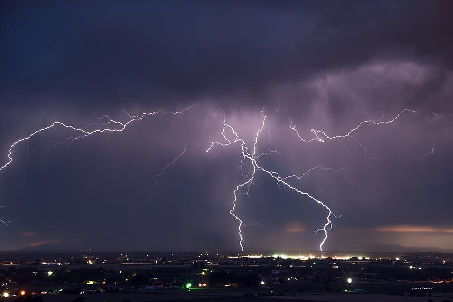 Lightning Power Photograph by Leland D Howard