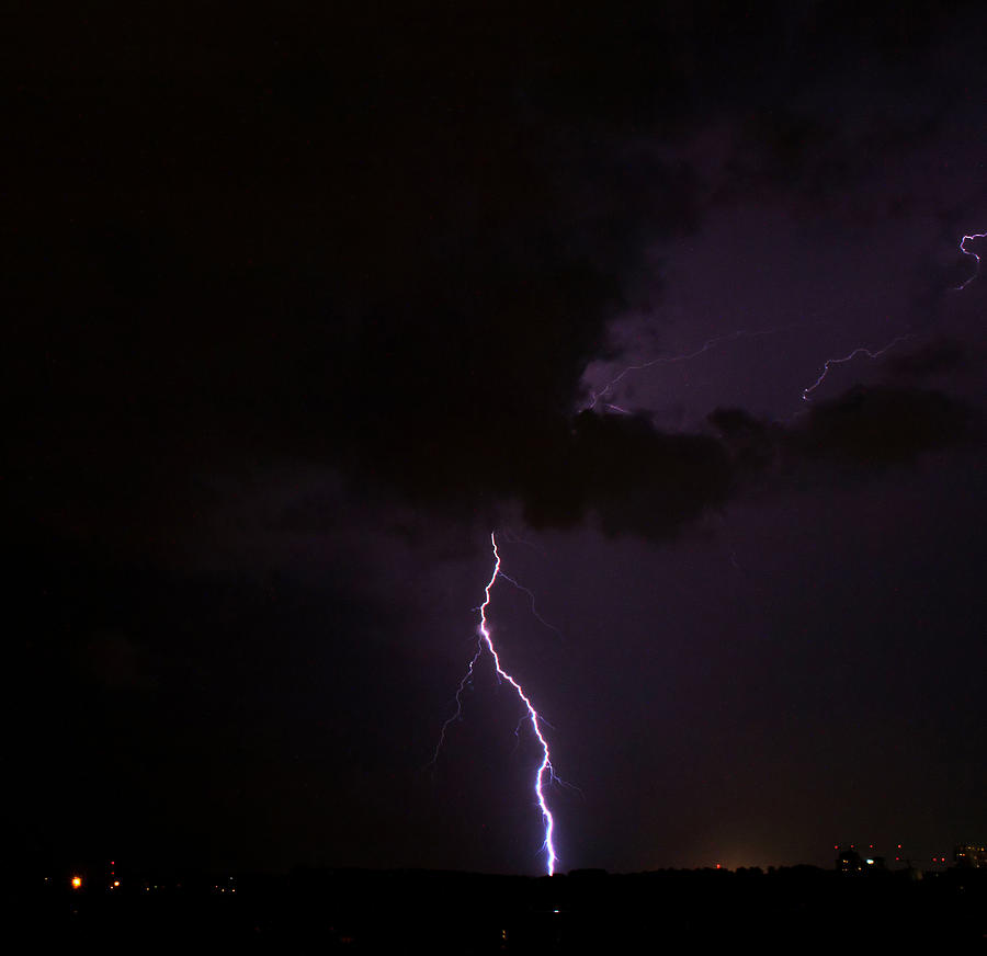 Lightning Photograph by Rachel Sanderoff - Fine Art America