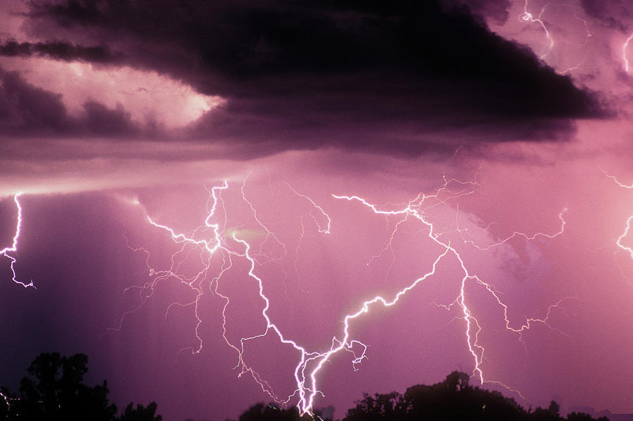 Lightning Storm Photograph by Lyle Leduc