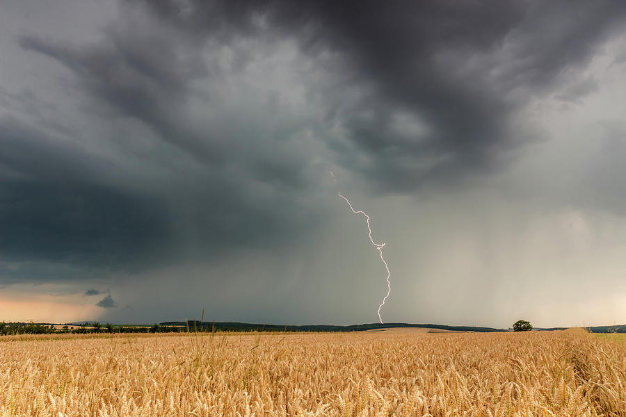 Lightning Strike Photograph by Boris Jordan Photography