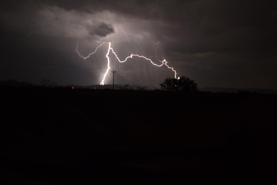 Lightning Strike In Texas 002 Photograph by George Bostian