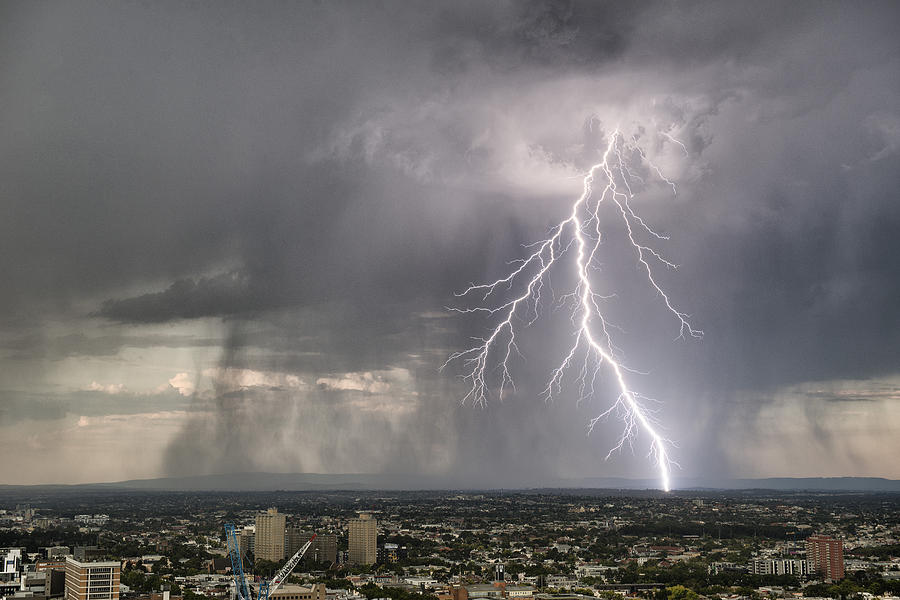 Lightning Strike Photograph by Photography by Fred Zhang
