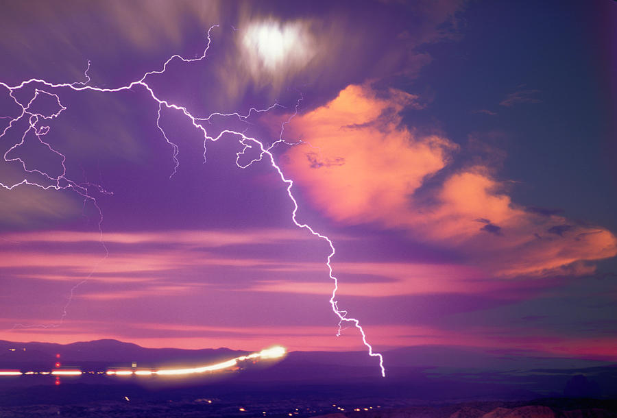 Lightning Strikes Photograph by Lyle Leduc