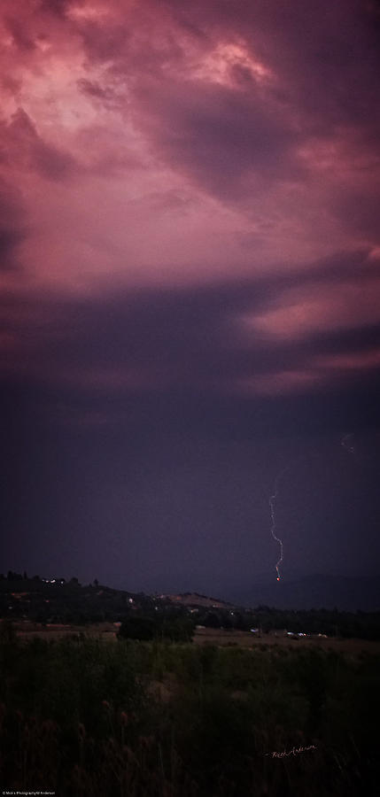Lightning Photograph - Lightning Strikes by Mick Anderson