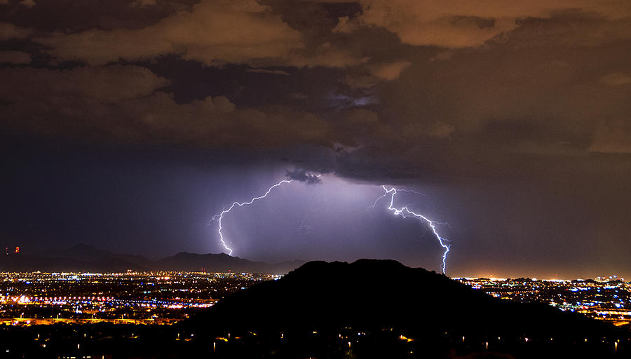 Lightning Strikes Phoenix Photograph by Saija Lehtonen - Fine Art America