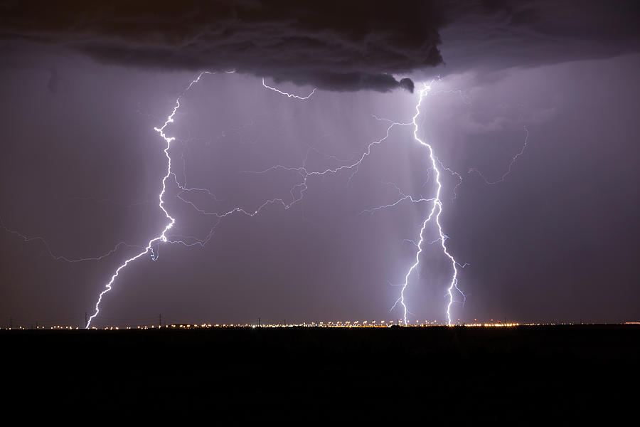 Lightning Strikes Photograph by Roger Hill/science Photo Library - Fine ...