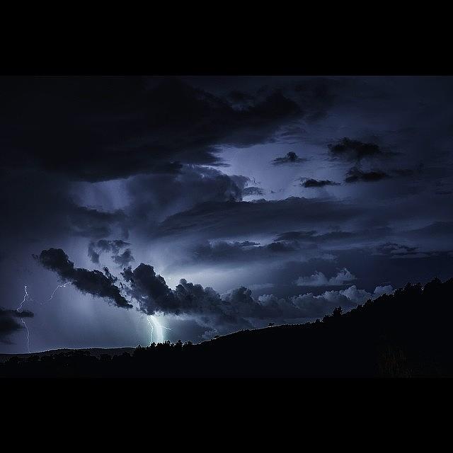 Stormchaser Photograph - #lightning #thunder #thunderstorm by Aleksandar Misovic
