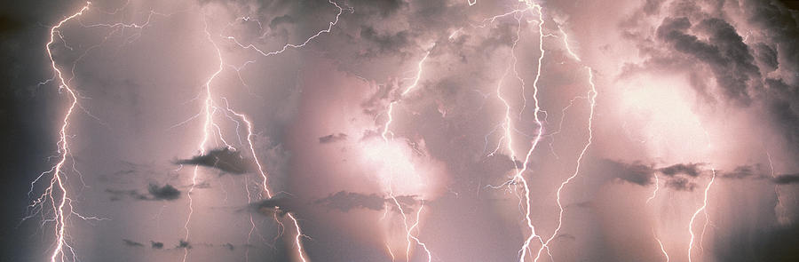Bolt Photograph - Lightning, Thunderstorm, Weather, Sky by Panoramic Images