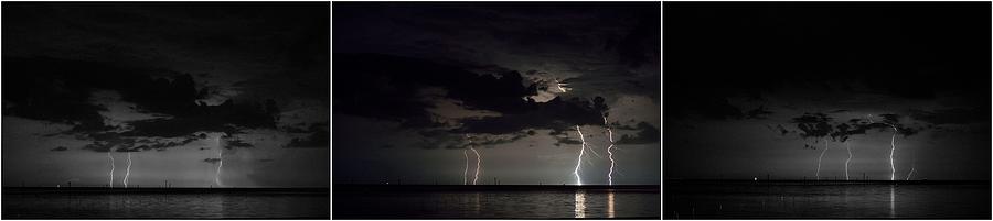 Lightning X3 Photograph by Richard Zentner
