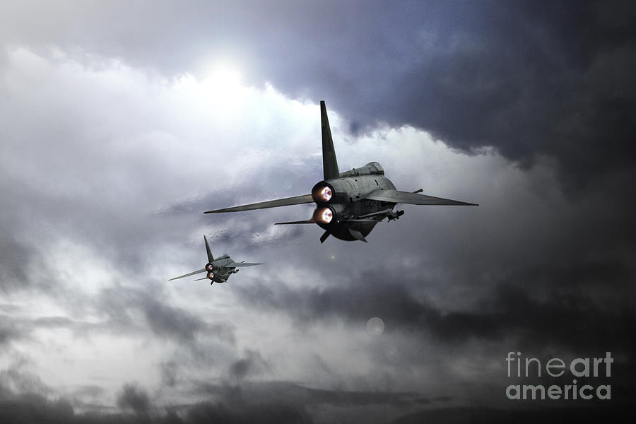 Lightnings Digital Art by Airpower Art