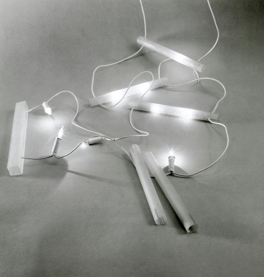 Still Life Photograph - Lights In Paul Rudolph S Apartment by Tom Yee